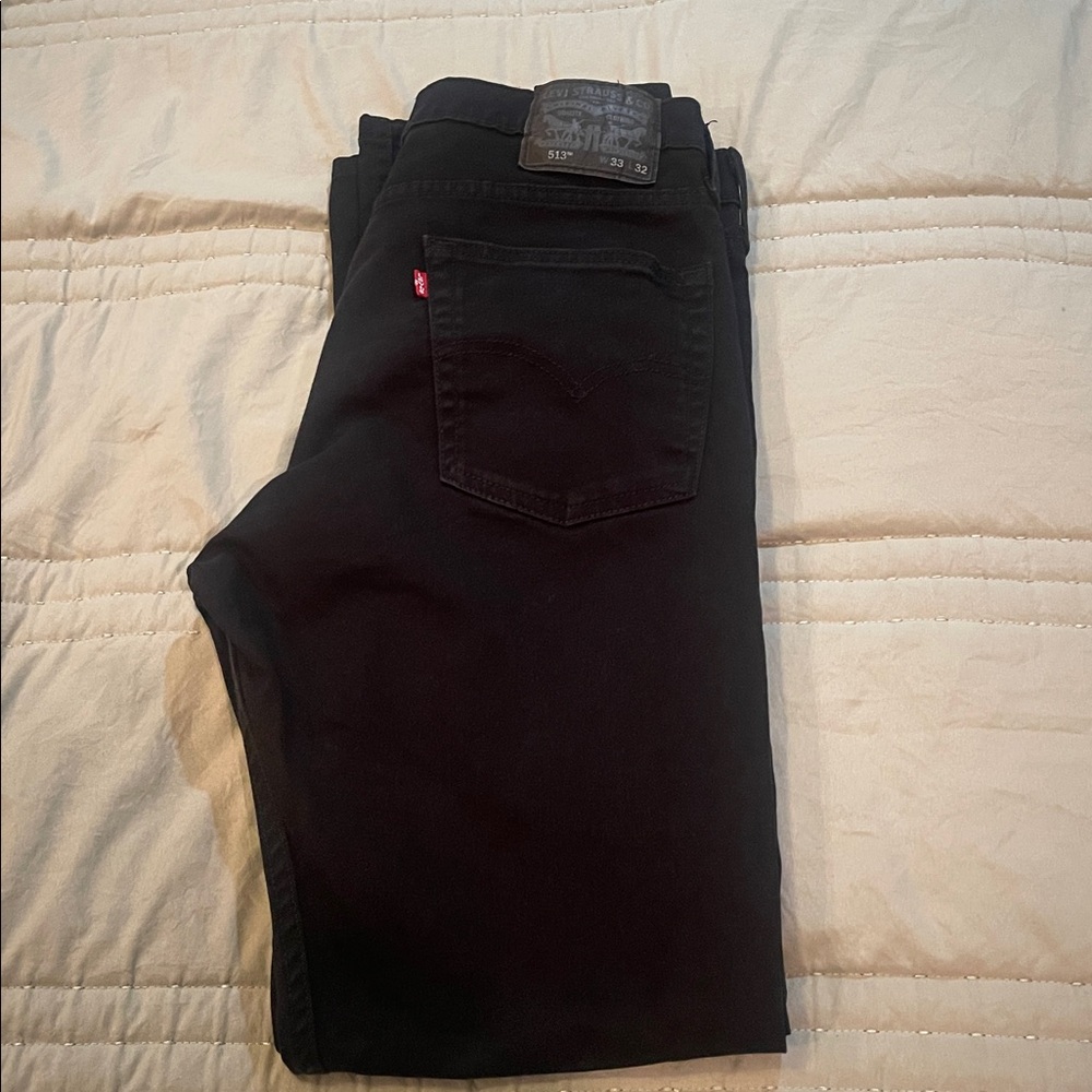 Levi’s 513, Men, black Jean - Picture 2 of 4